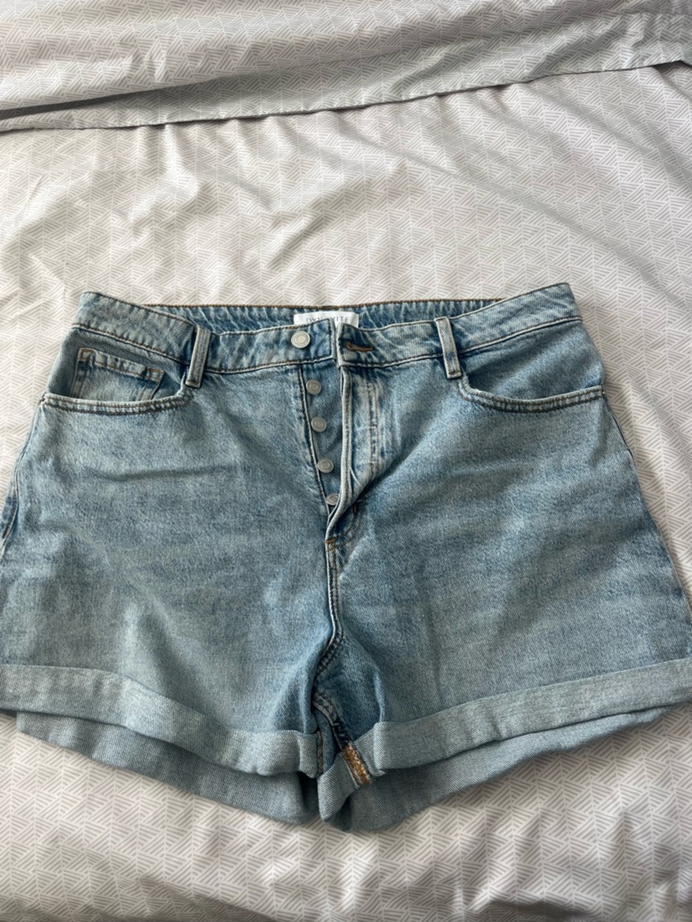 Light Blue Denim Shorts